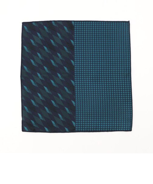 ダイヤ/千鳥 ポケットチーフ