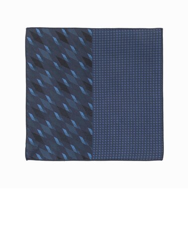 ダイヤ/千鳥 ポケットチーフ