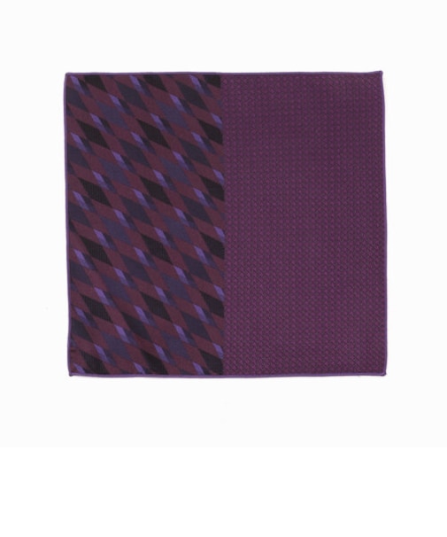 ダイヤ/千鳥 ポケットチーフ