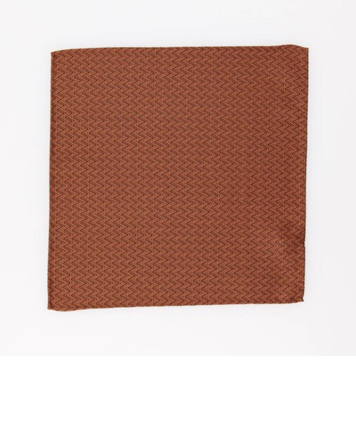 ヘリンボンジャカード ポケットチーフ