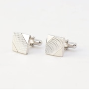 マイクロカット柄 カフリンクス
