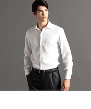 COOLMAX ヘリンボン ドレスシャツ