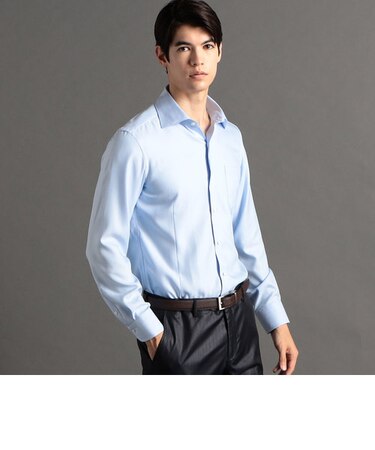 COOLMAX ヘリンボン ドレスシャツ