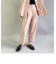 配色ステッチサルエルパンツ