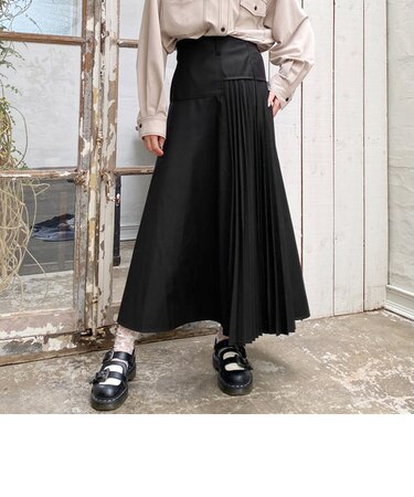 プリーツMIXスカート