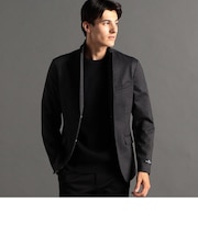 DELEGANT ダブルニット セットアップジャケット
