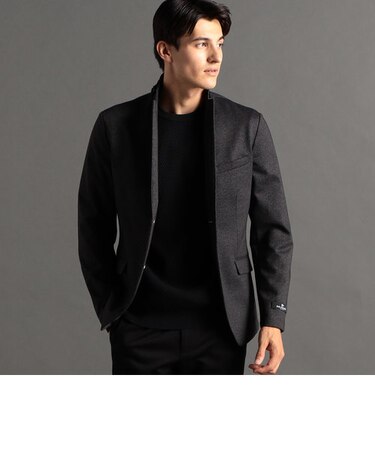 DELEGANT ダブルニット セットアップジャケット