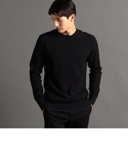 ハニカムジャカード クルーネックニット