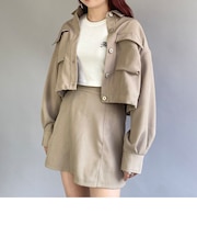 カーゴポケットショートシャツ