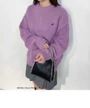 【BEVERLY HILLS POLO CLUB】モヘアタッチプルオーバー