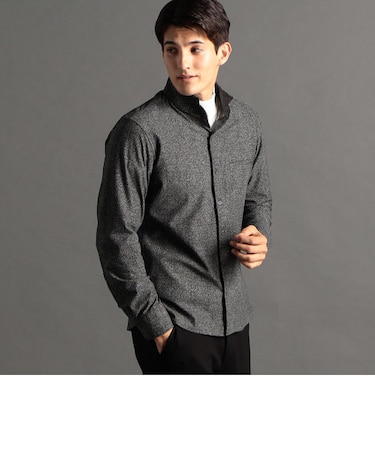 トリコット スタンドカラーシャツ