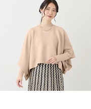 ニットスヌードポンチョ アンサンブル
