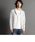 バスケット柄ショールカラーZIPブルゾン