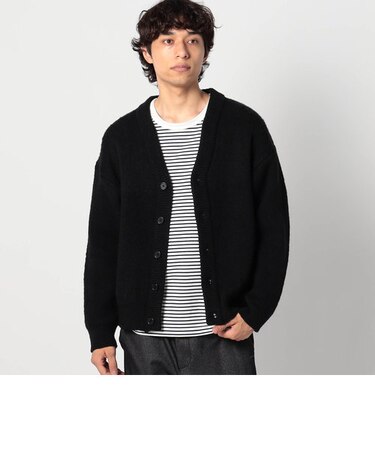 モヘアライクシャギーカーディガン