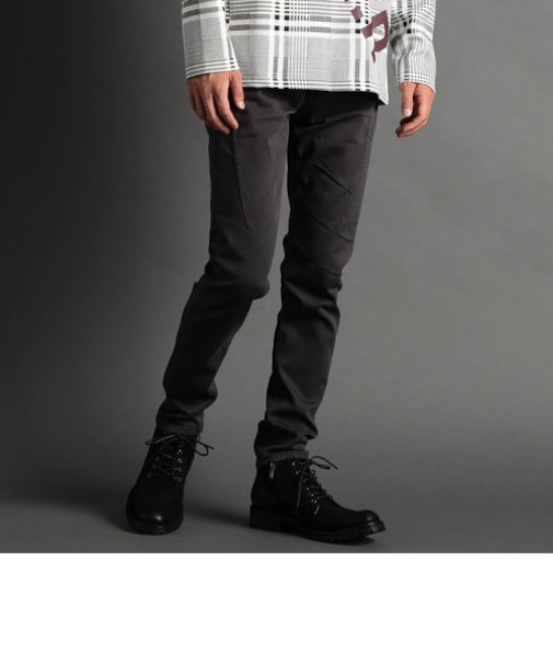 ヨコクロサテンストレッチ裏起毛パンツ