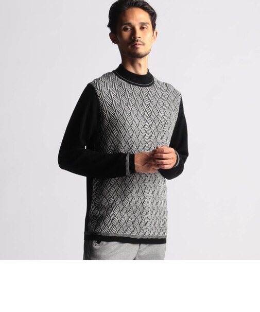 【RIELABO】ハイゲージモックネックニット