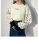 Wジャガードニットプルオーバー