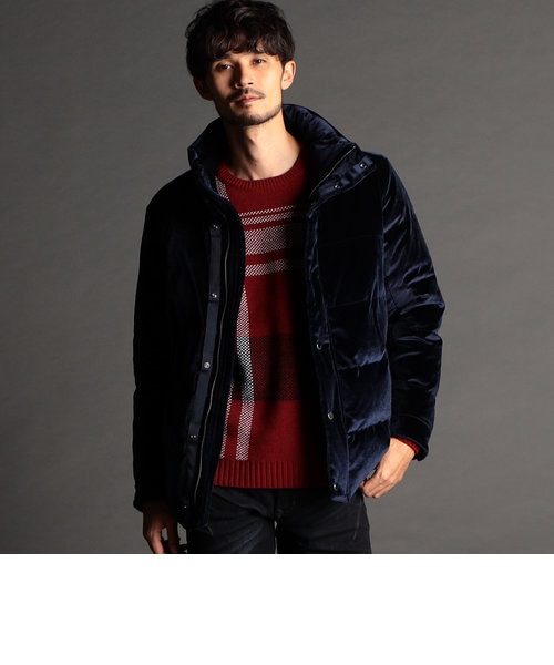MARK&LONA/カモフラスカル ダウンxニットブルゾン MARK&LONA/カモフラスカル ダウンxニットブルゾン ゴルフ