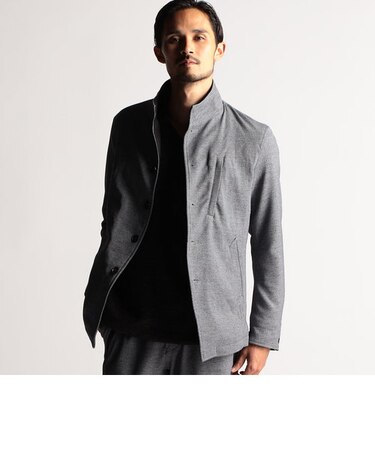 【RIELABO】ボンバージャージ イタリアンカラージャケット