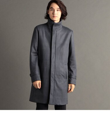 ダウンファブリック スタンドカラーコート