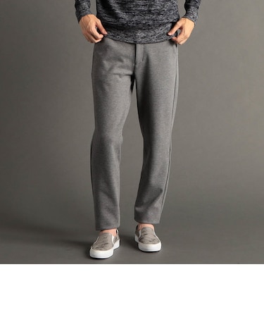 ウールブレンドカルゼニット ワイドパンツ