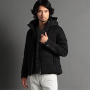 フードプリント中綿ブルゾン