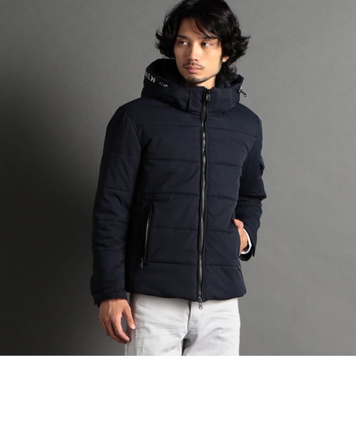 フードプリント中綿ブルゾン