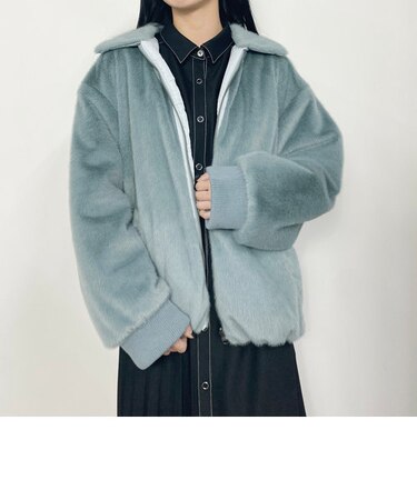 リバーシブルファーブルゾン