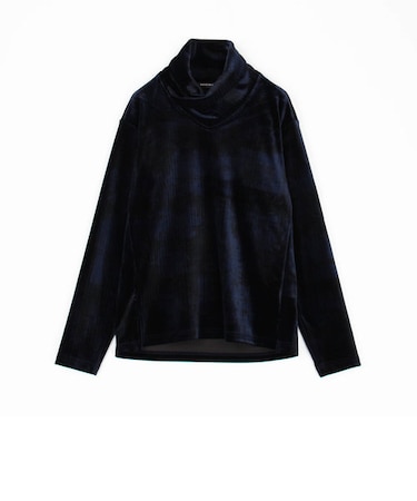 オフネックショールカラープルオーバー