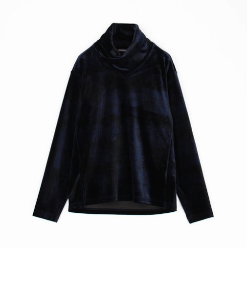 オフネックショールカラープルオーバー