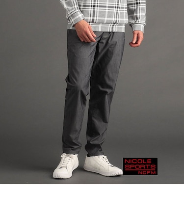【NICOLE SPORTS】スラックス風カラーイージーパンツ