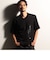 【RIELABO】ロゴプリントＶネックＴシャツ