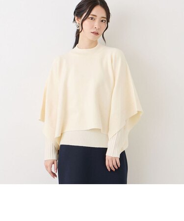 ニットスヌードポンチョ アンサンブル