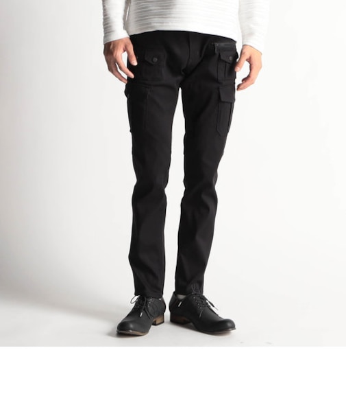 ガムストレッチ多ポケットカーゴパンツ