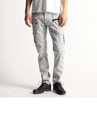 ガムストレッチ多ポケットカーゴパンツ