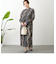 柄デシン切替ワンピース