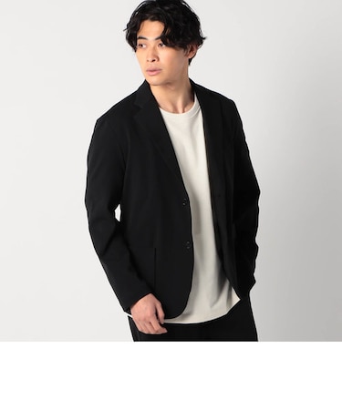 圧縮マイクロカノコテーラードジャケット