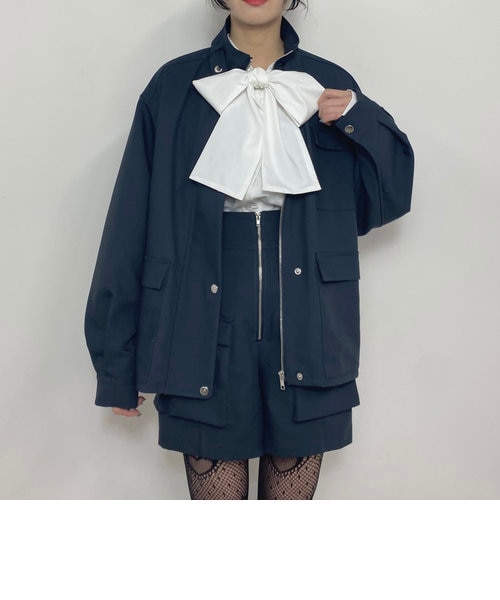スタンドカラーデザインジャケット｜ニコルの通販｜&mall（アンド