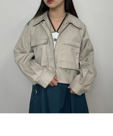ラグランショートジャケット
