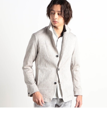 カラーコーティングジャカードカバーオール