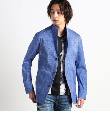 カラーコーティングジャカードカバーオール