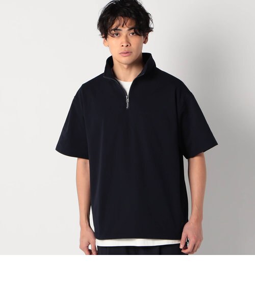 圧縮マイクロカノコ半袖ハーフジップ｜ニコルの通販｜&mall（アンド