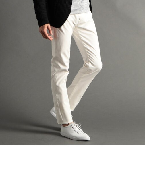 ストレッチ ヘリンボンパンツ