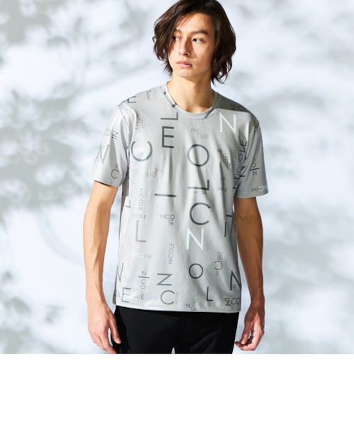 【WEB限定】総柄プリント半袖Ｔシャツ