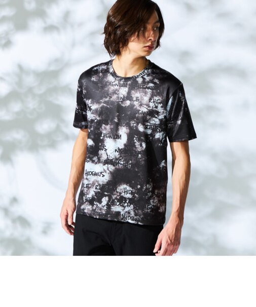 【WEB限定】ムラ柄ロゴプリント半袖Ｔシャツ