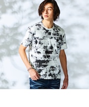 【WEB限定】ムラ柄ロゴプリント半袖Ｔシャツ