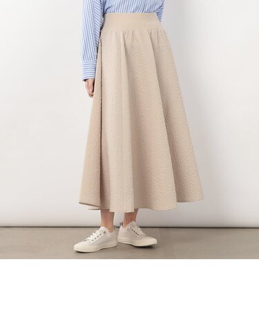 【WALDO】フクレジャカードフレアスカート