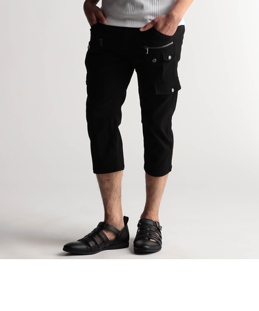 【24年モデルEC限定再販売】ガムストレッチ　クロップドカーゴパンツ