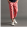 【NICOLE SPORTS】ＴＣシャンブレーツイルクロップドパンツ