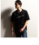 【RIELABO】ロゴデザインクルーネック半袖Tシャツ